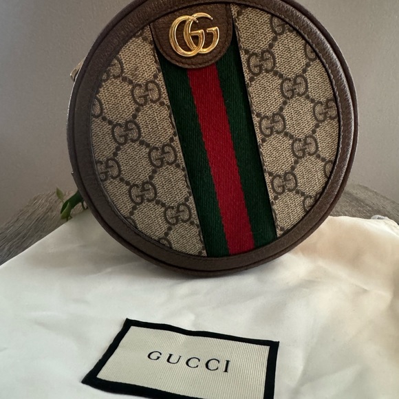 Authentic Gucci Mini Ophidia Round Backpack - Picture 3 of 11